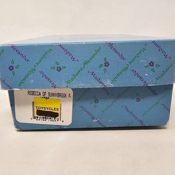 MADAME ALEXANDER 14647 REBECCA OF SUNNYBROOK FARM 8" DOLL 1996 IN BOX W/ STAND - Picture 4 of 10